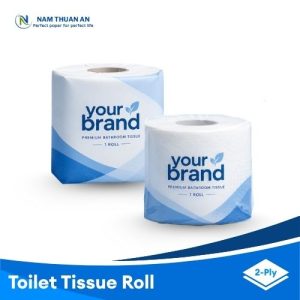 Personalized 2 Ply Disposable Virgin Pulp Hygienic Toilet Paper Roll