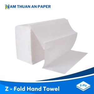 Z Fold Floral 2 Ply Hypoallergenic Hand Towel Eco Friendly Durable Made Of Virgin Wood Pulp Bamboo Compressed Disposable