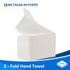 Z-Fold 2 Ply Hypoallergenic Hand Towel Eco-Friendly Durable Made of Virgin Wood Pulp Compressed Disposable 1 Z Fold Hand Towel (2)